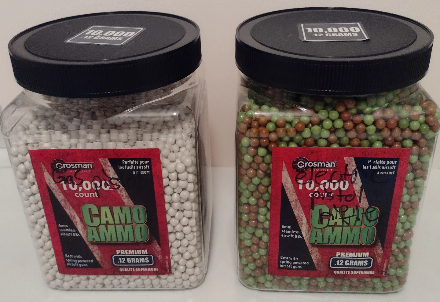 Crosman Camo Ammo 10,000 Count 6mm .12 Gram Airsoft BBs