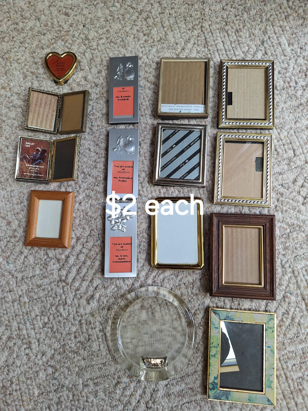 Assorted Small Table Top Photo Frames - photo 2