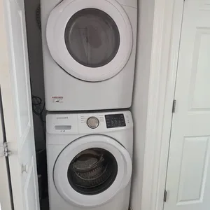 Samsung White Stackable Front Load Washer and Dryer Set