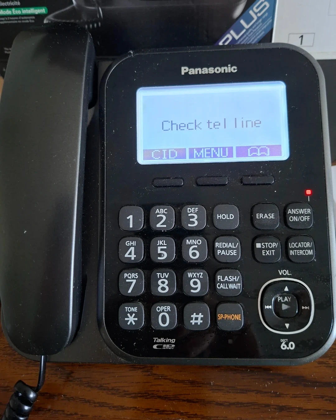 Panasonic KX-TG4771C Cordless Phone with Answering System