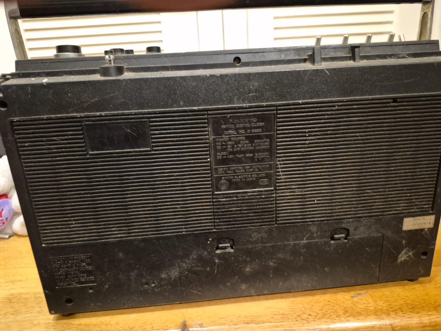 Sanyo M-9900 Stereo Cassette Recorder Boombox - photo 3