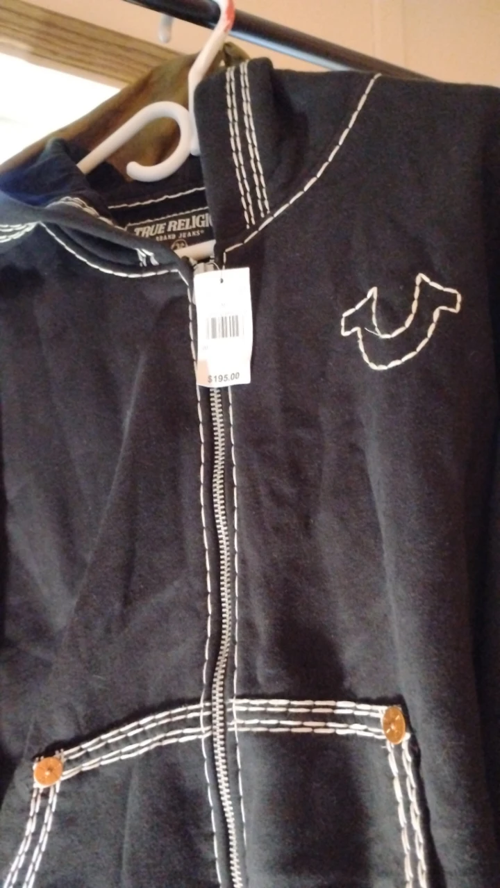 True Religion World Tour Zip-Up Hoodie