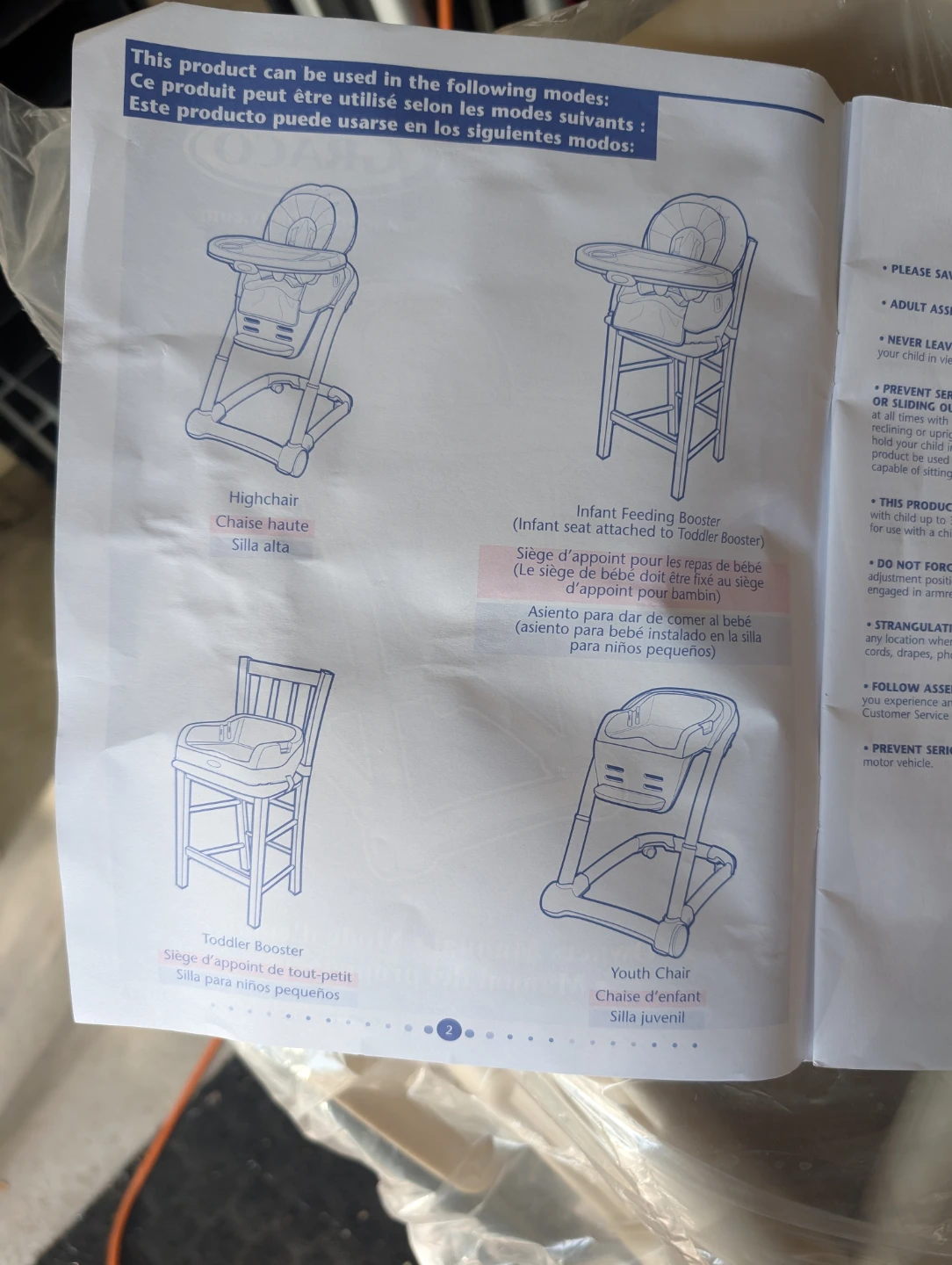Graco High Chair - photo 2