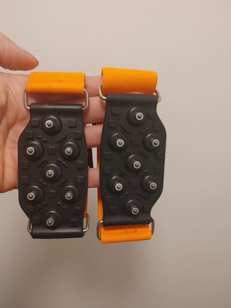 Traction Cleats Ice Grips for Boots adjustable strap new - photo 2