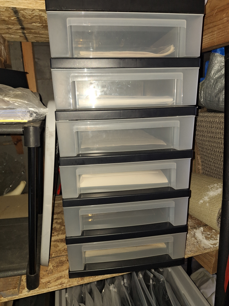 Plastic Drawer Organizer Storage Unit