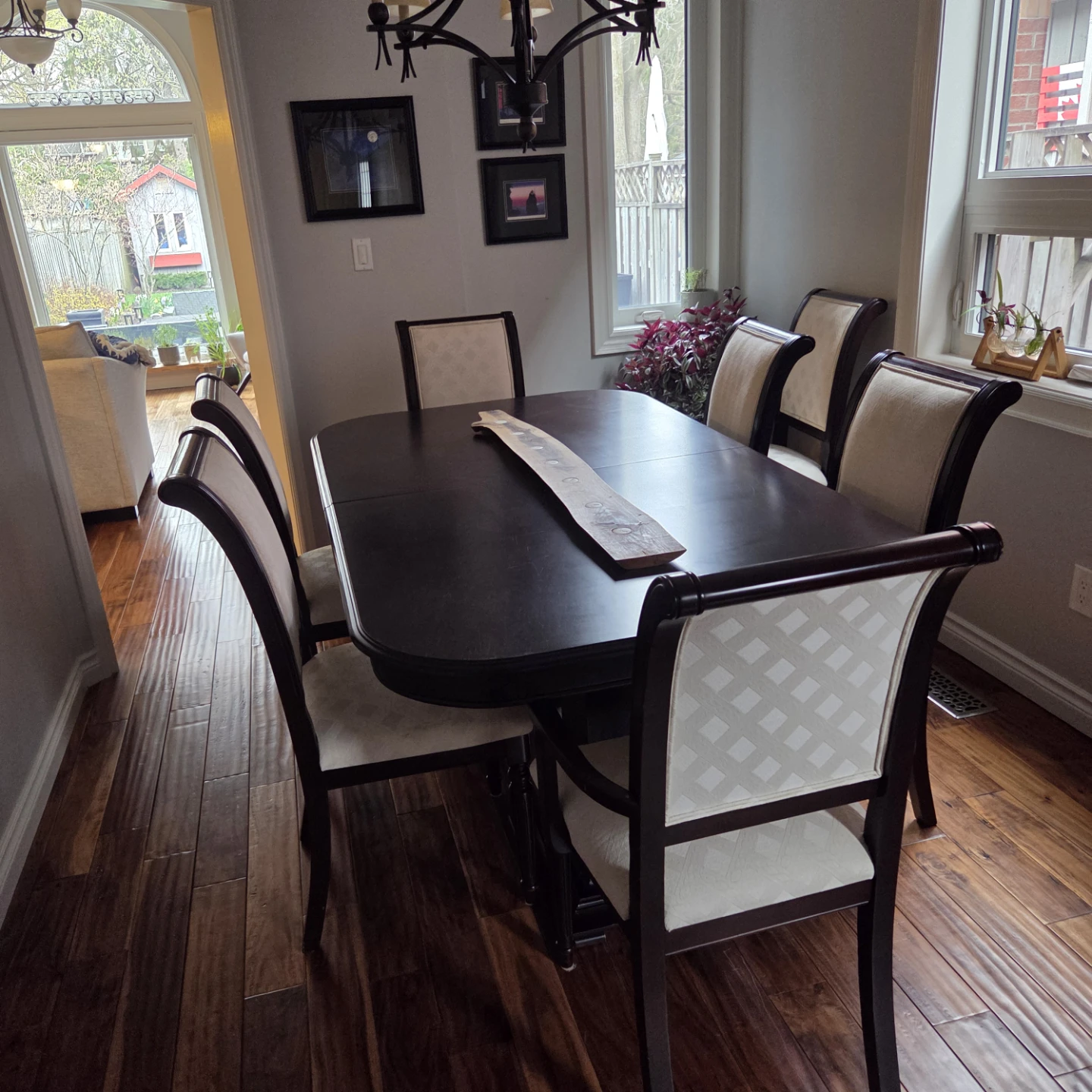 Solid maple Dining Set with Table and 8 Chairs - photo 2