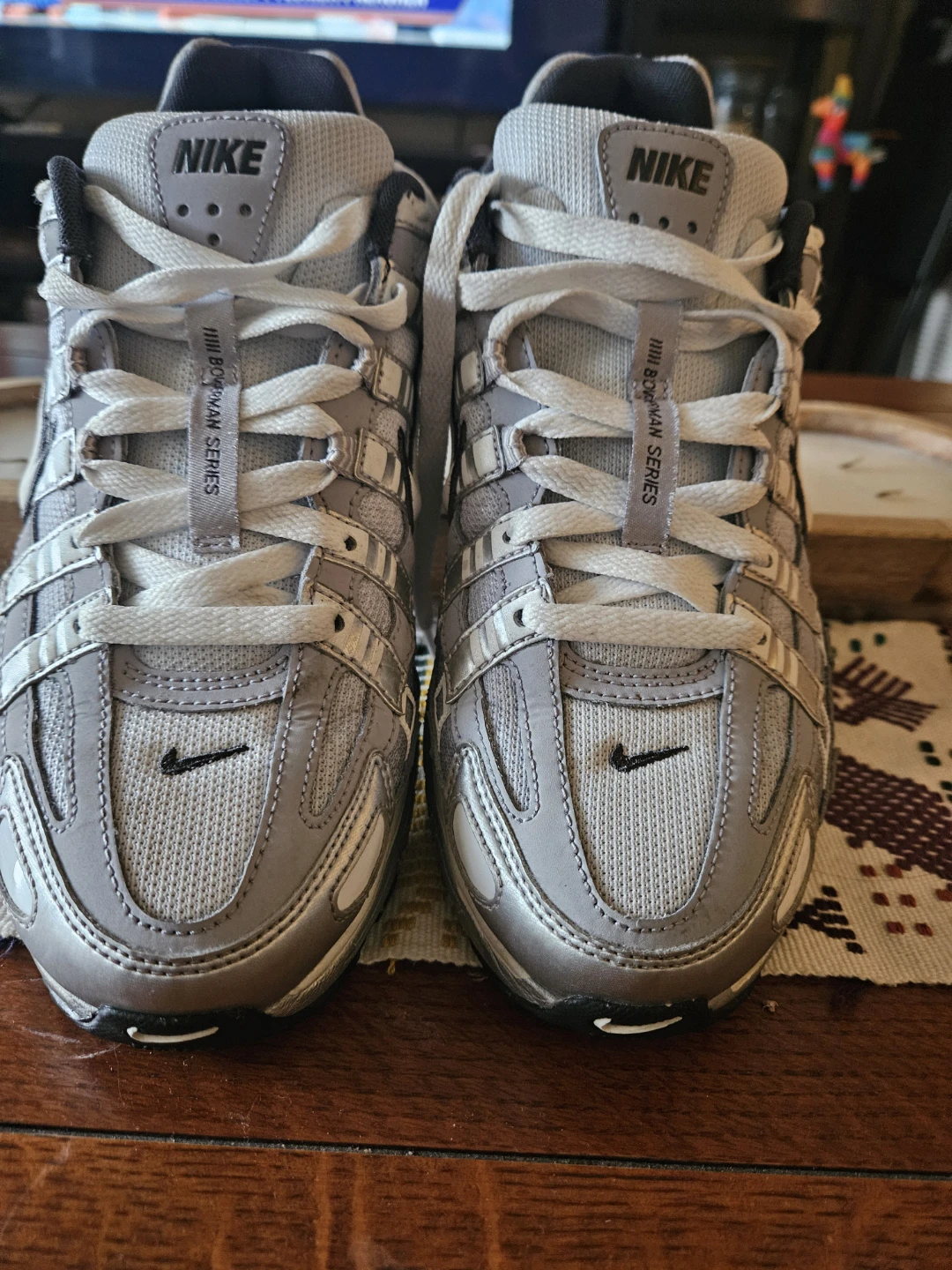 Nike P-6000 Running Shoes Silver - photo 2
