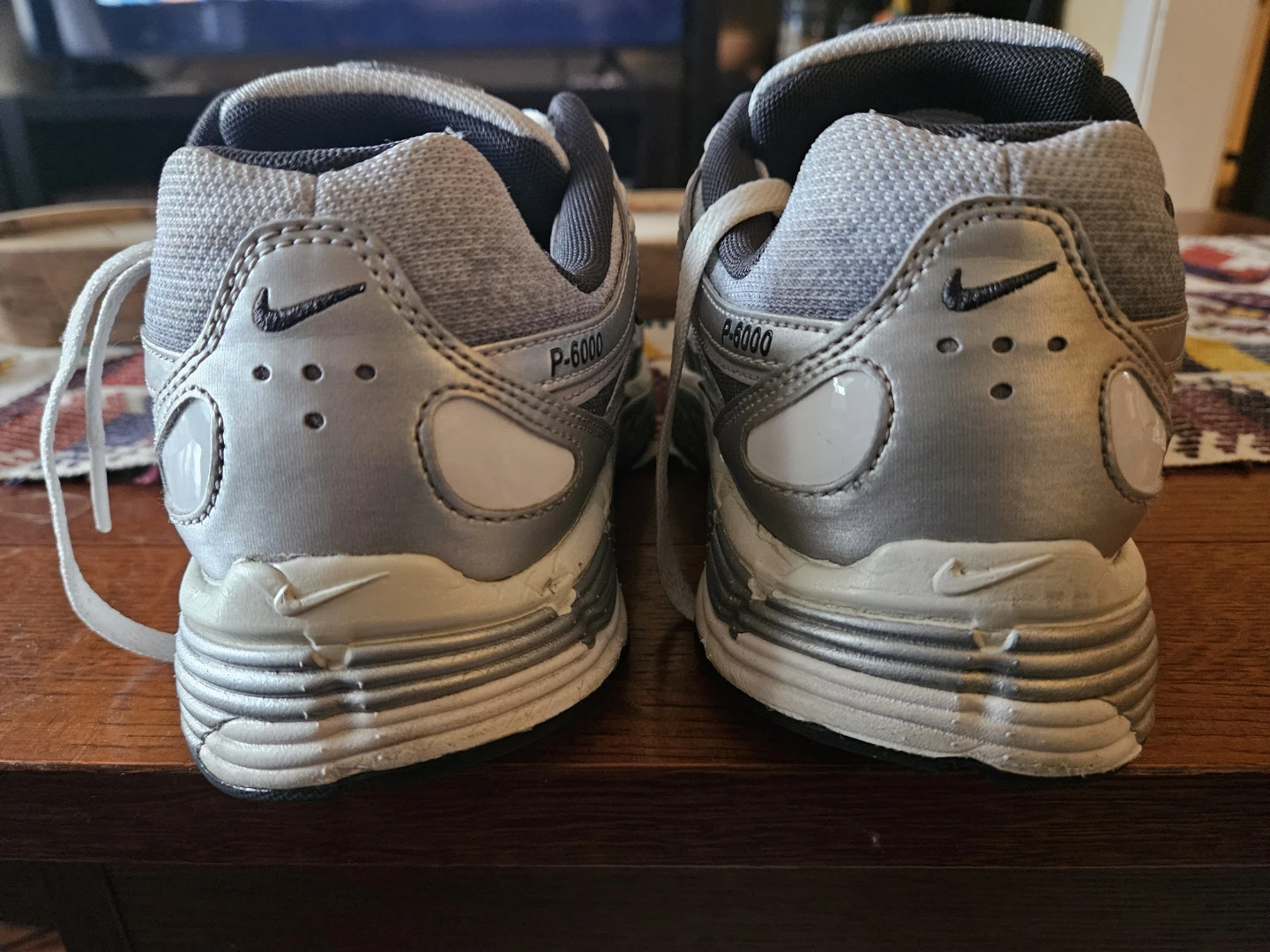 Nike P-6000 Running Shoes Silver - photo 5
