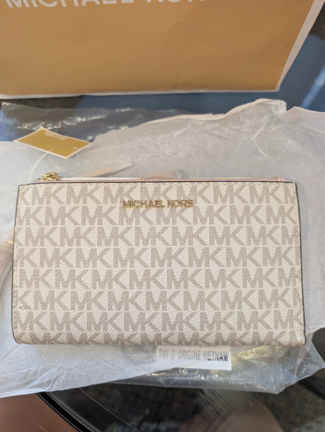 Michael Kors Jet Set Travel LG Double Zip Wristlet - photo 3