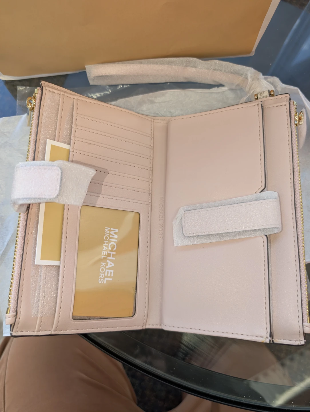 Michael Kors Jet Set Travel LG Double Zip Wristlet - photo 4