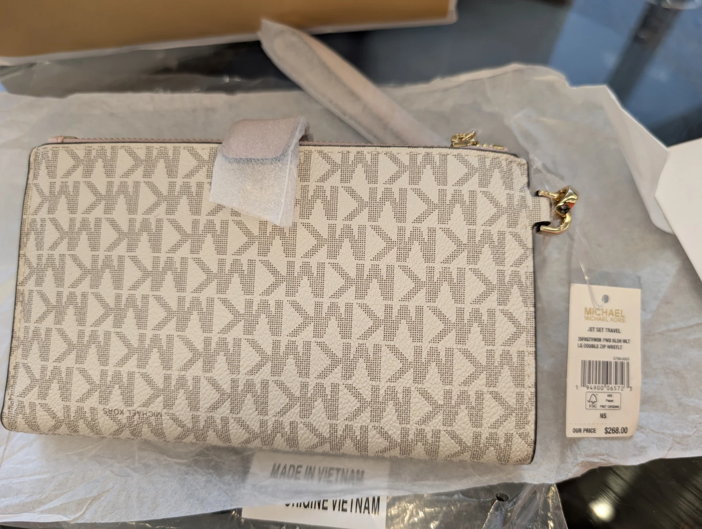 Michael Kors Jet Set Travel LG Double Zip Wristlet - photo 5