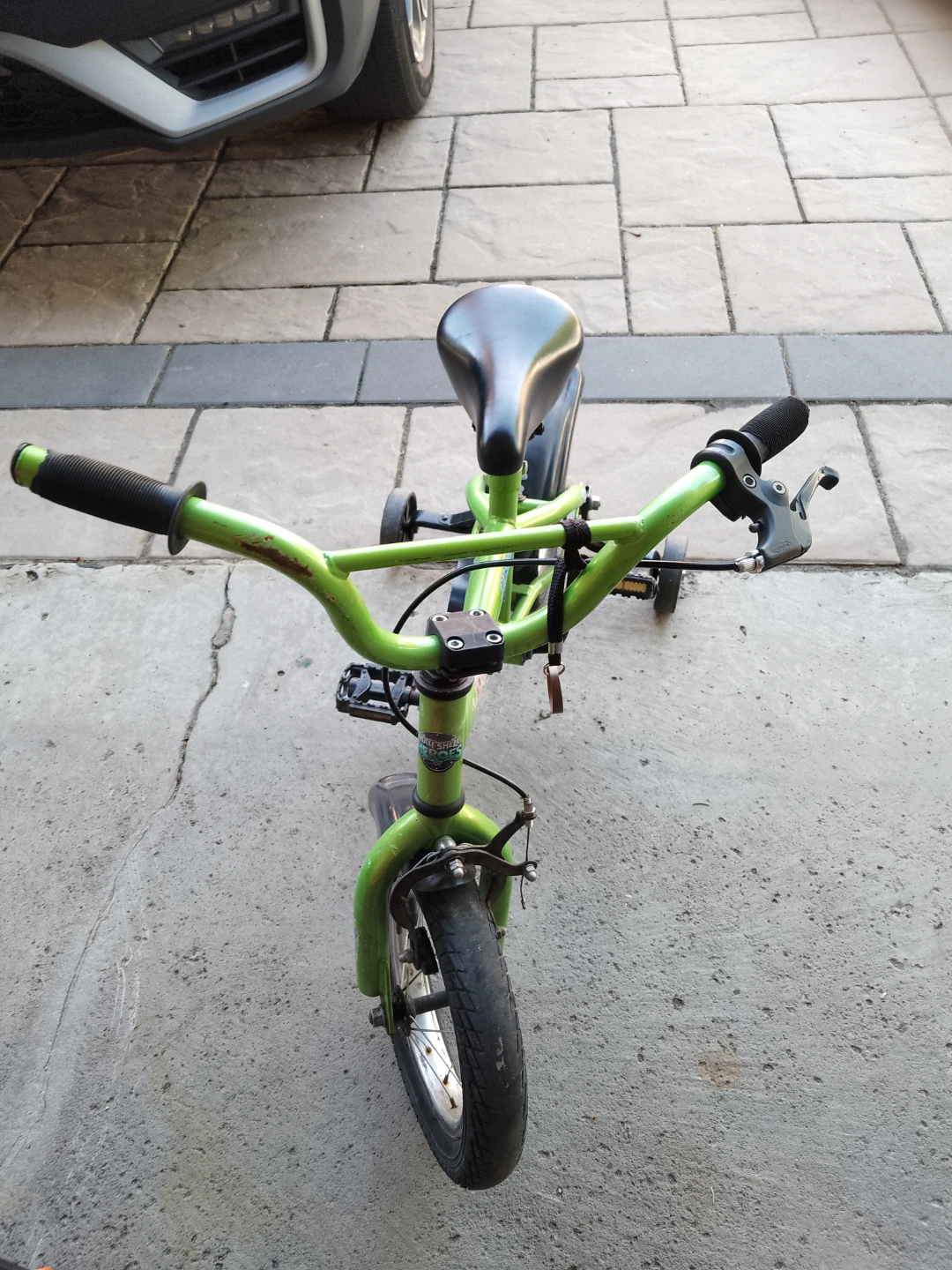 Kids Green Training Bike - photo 2