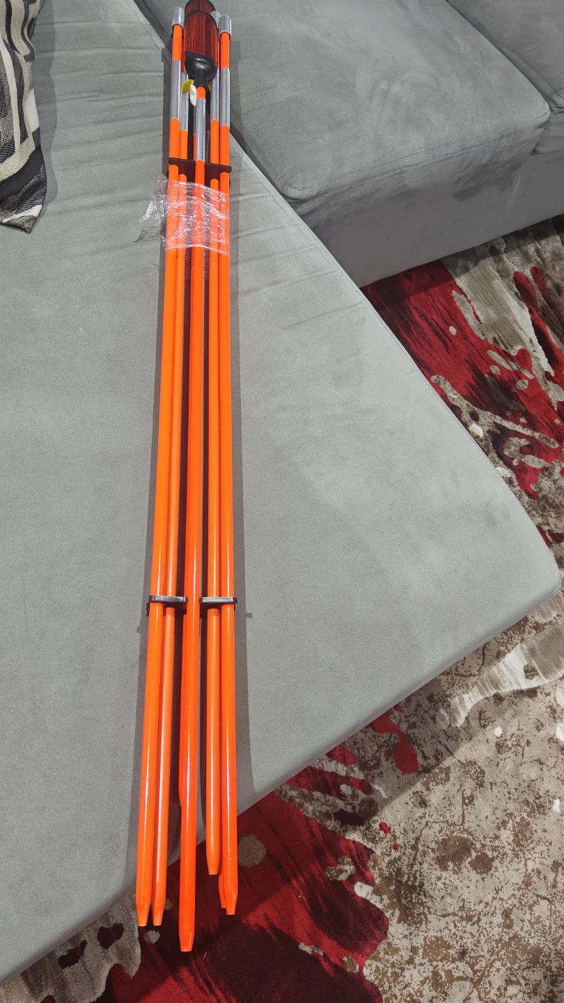 Orange Safety Stakes with Red Flashing Light - photo 3