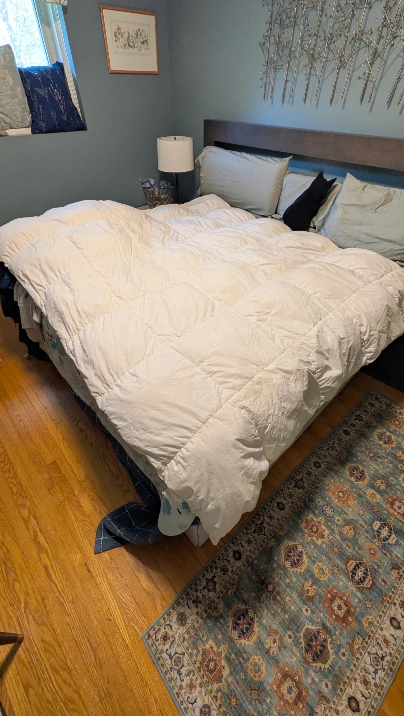 IKEA FJÄLLARNIKA Extra Warm Duvet & Cover, 2 ROSENSKÄRM Pillows - photo 2