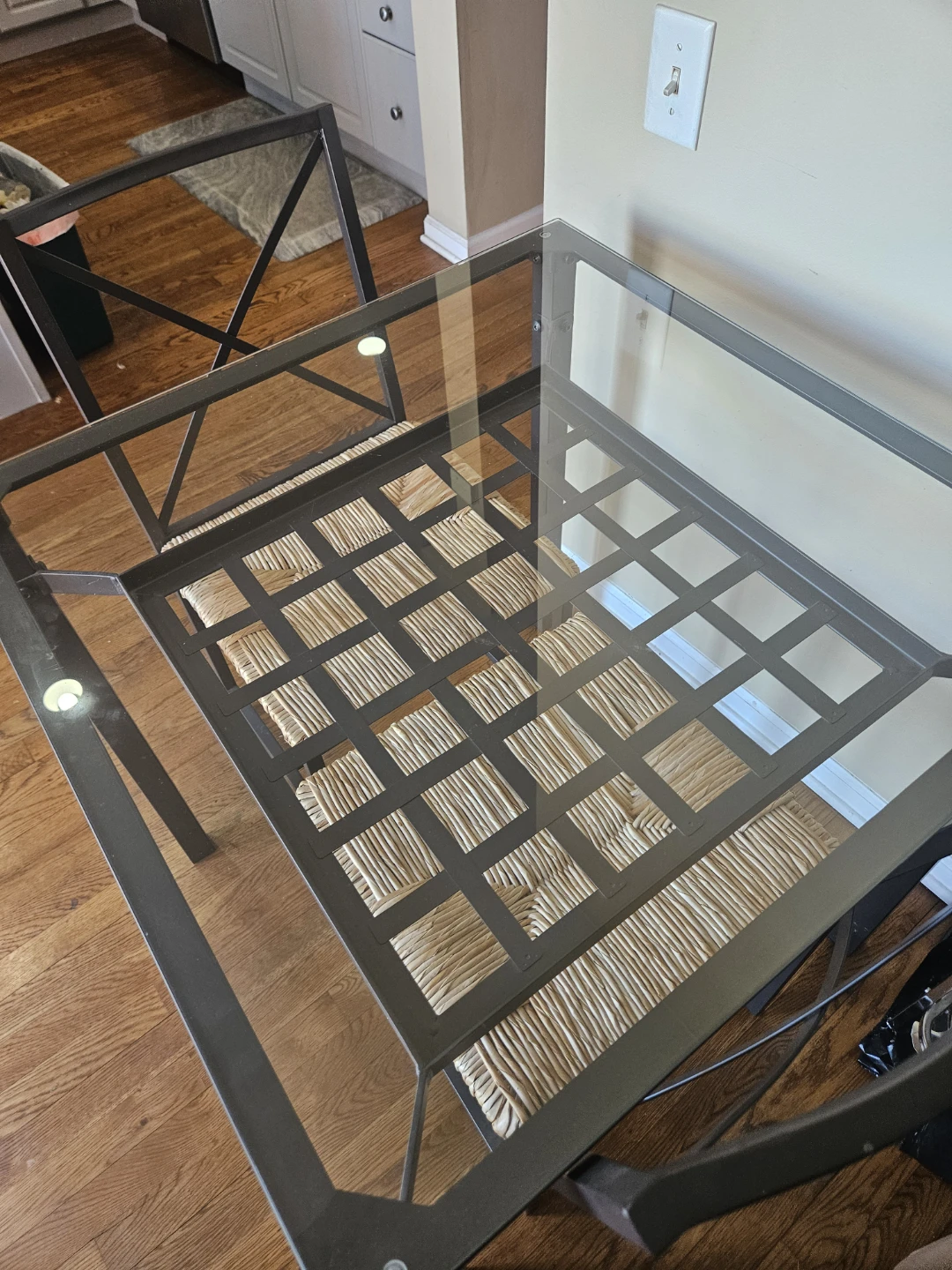 Glass Top Dining Set with 2 Chairs - photo 2