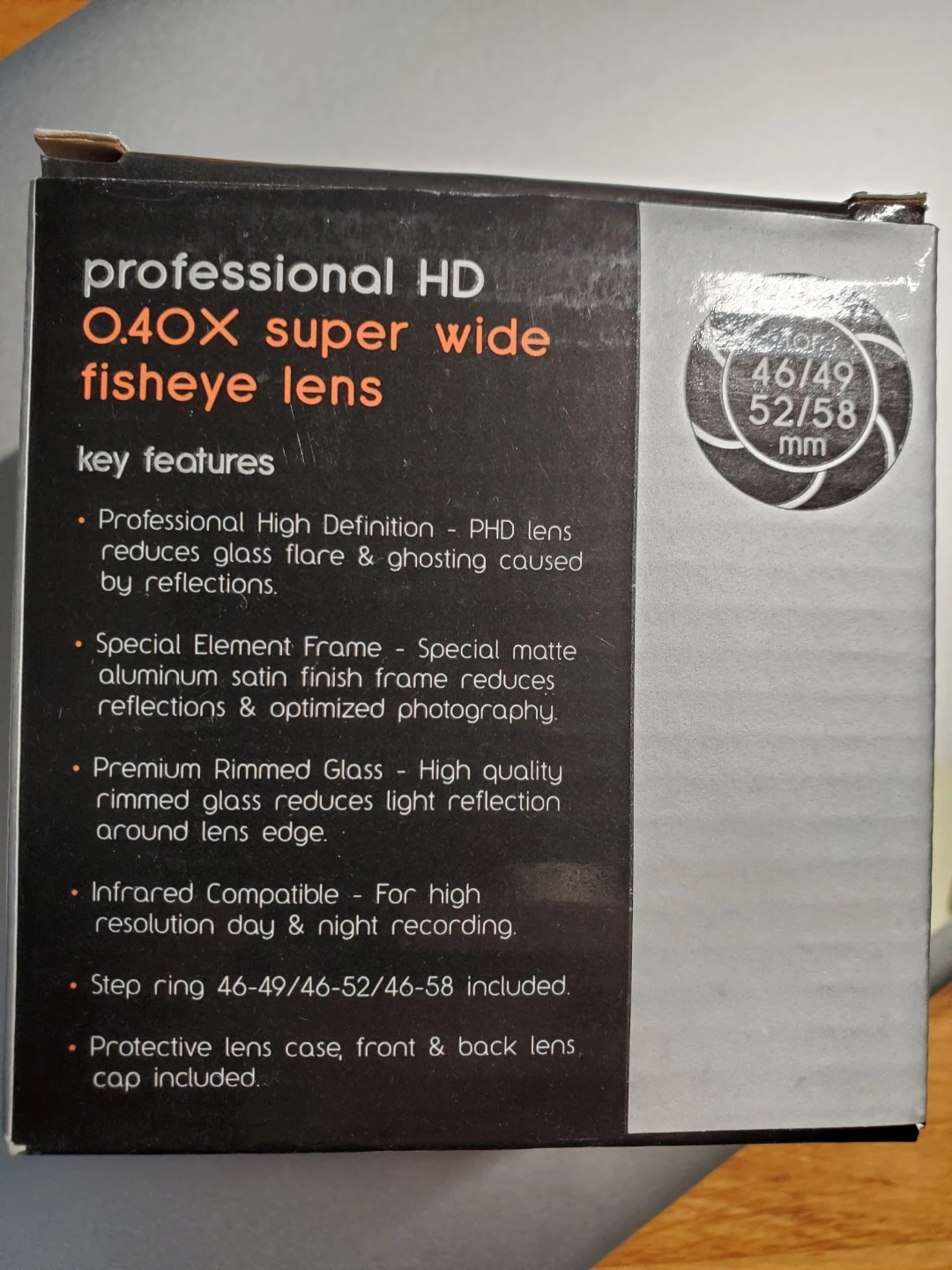ZEIKOS Professional HD 0.40X Super Wide Fisheye Lens - photo 2