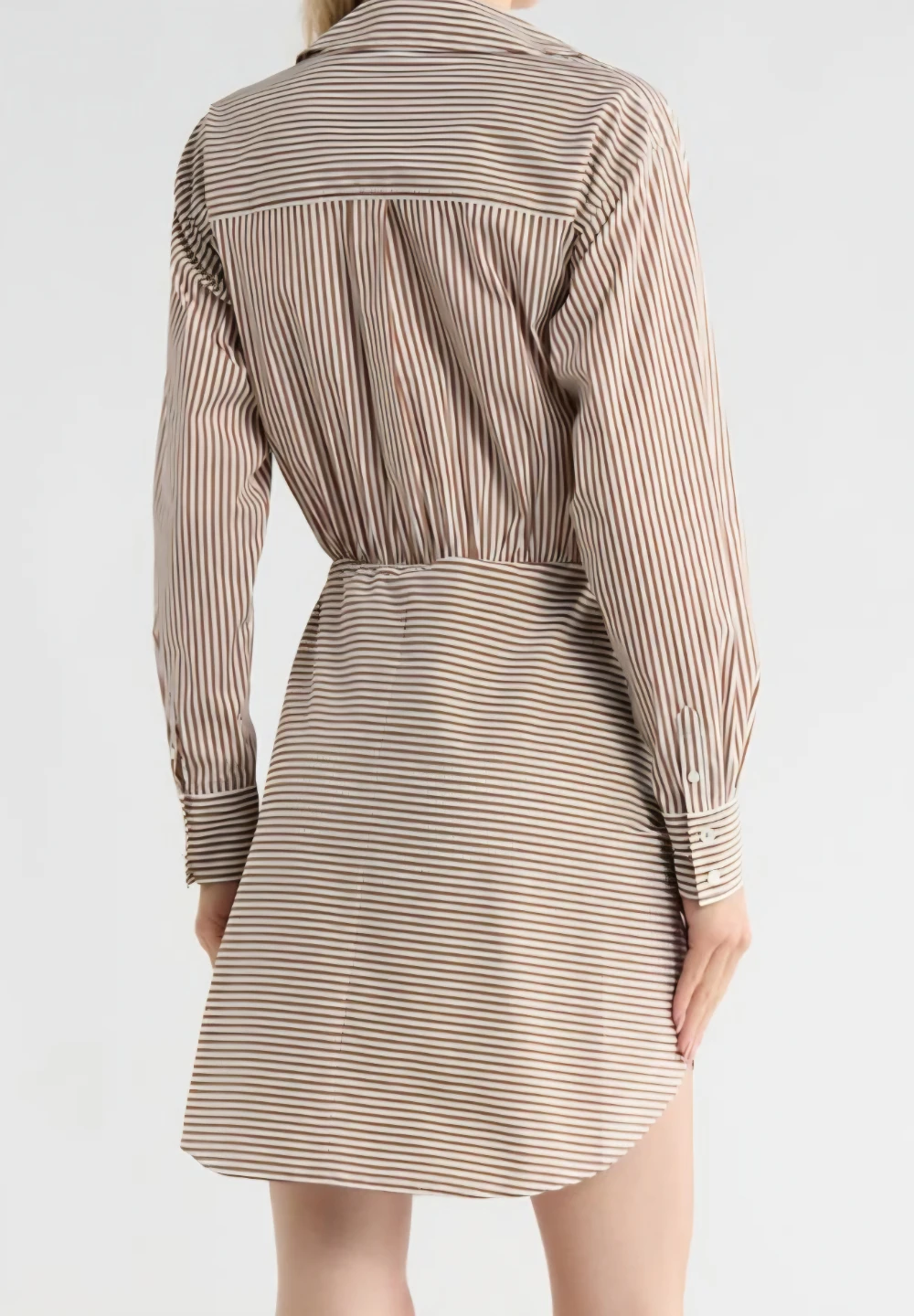 Women's Veronica Beard Striped Shirt Dress Size 6 - photo 4