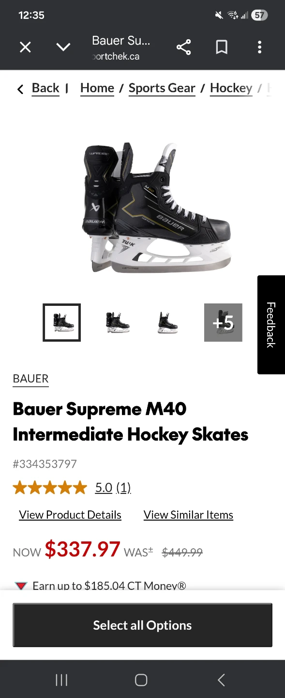 Bauer intermediate Hockey Skates - photo 5