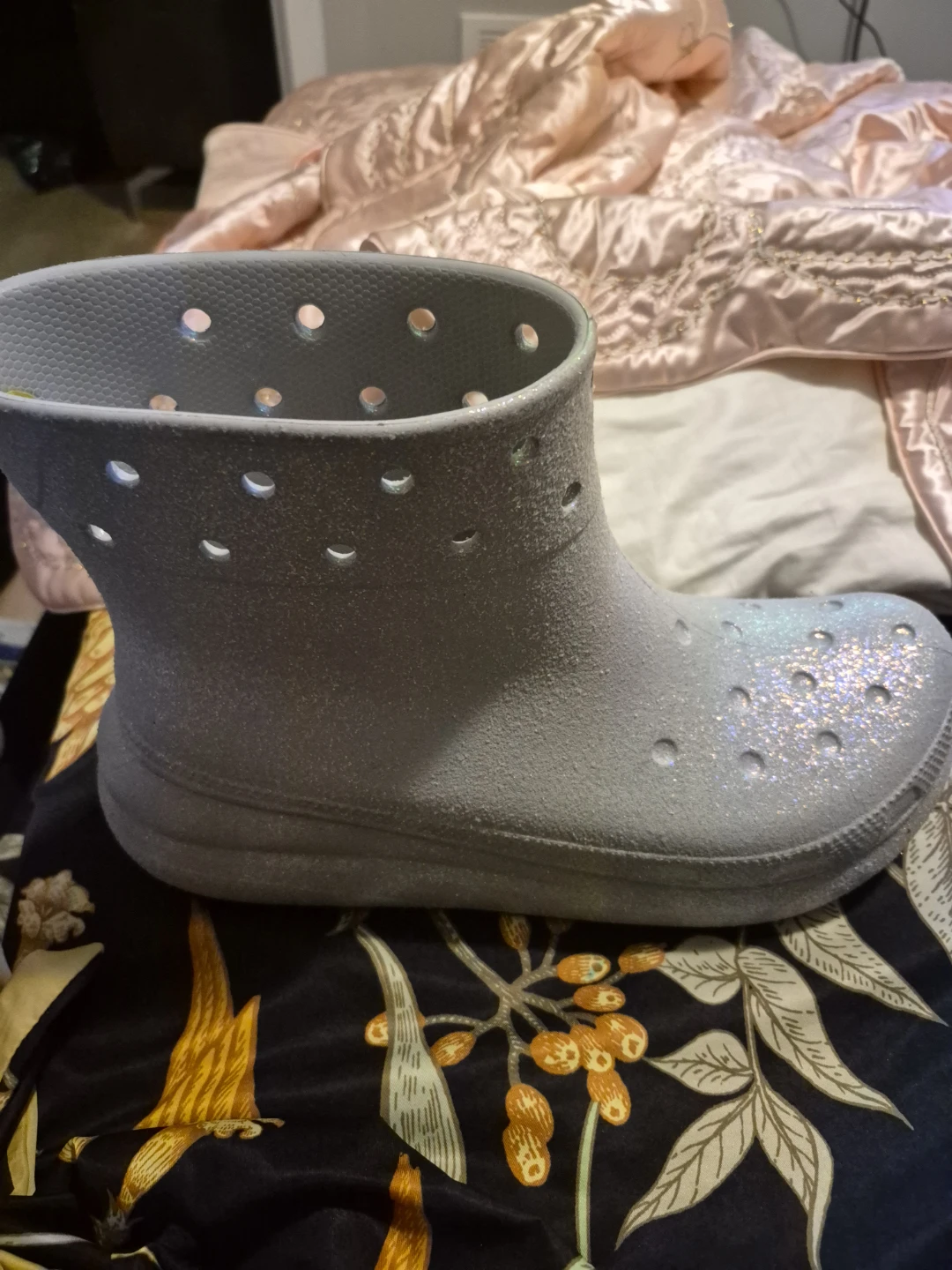 Crocs Classic Glitter Lined Boot