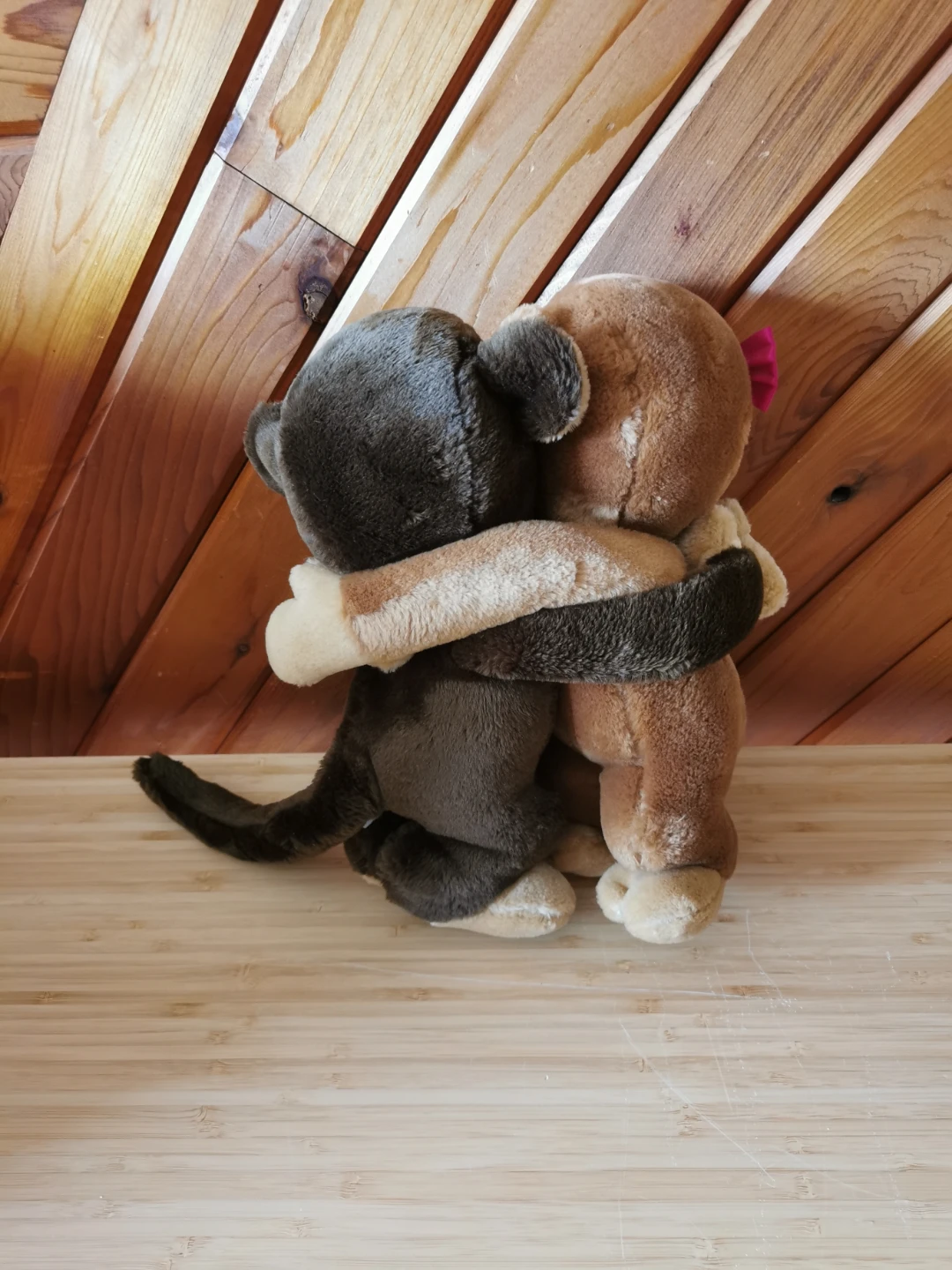 Vintage Dakin 1975 Hugging Monkeys Plush Pair - photo 4