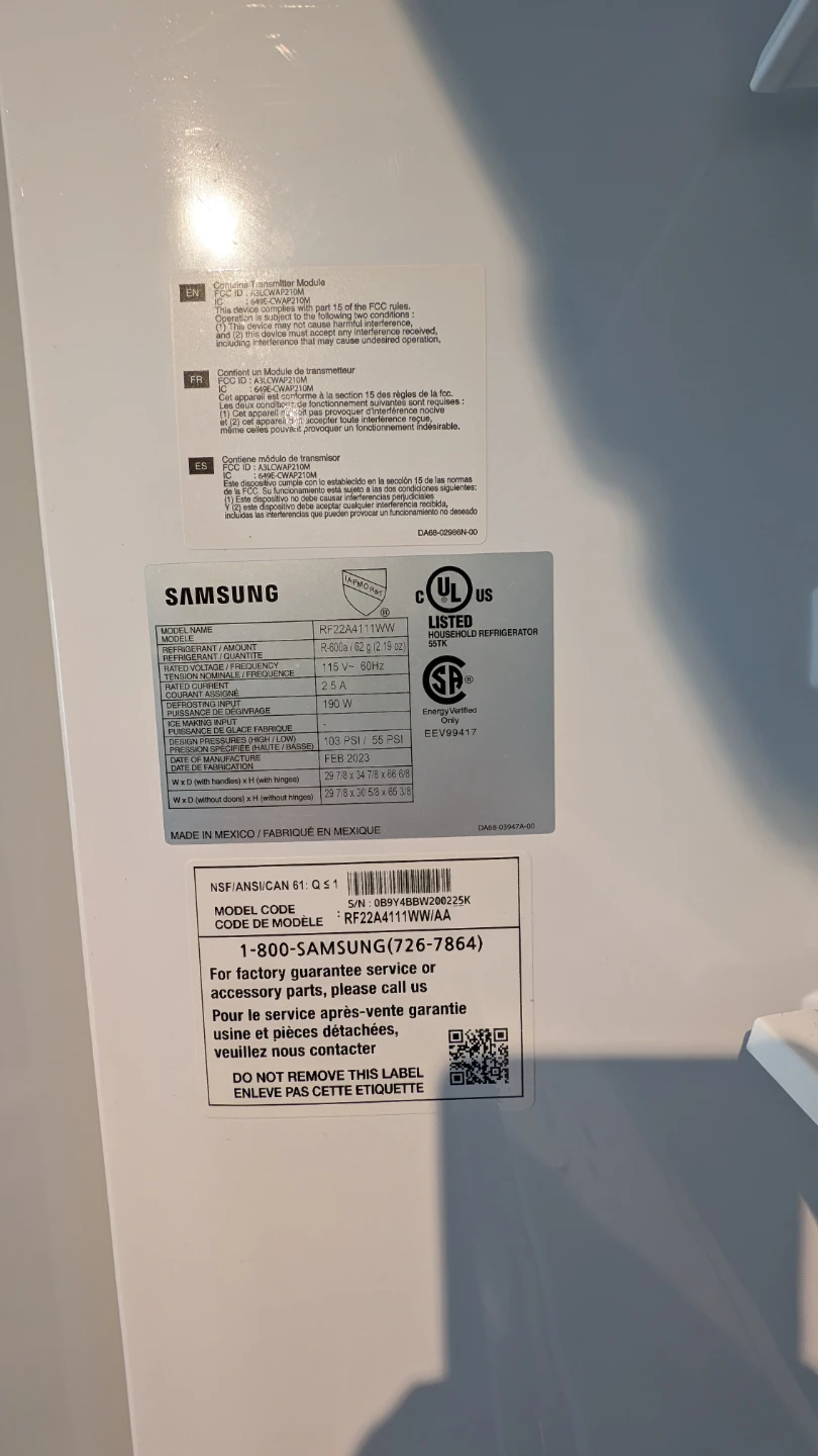 Samsung French Door Refrigerator RF22A4111WW - photo 4