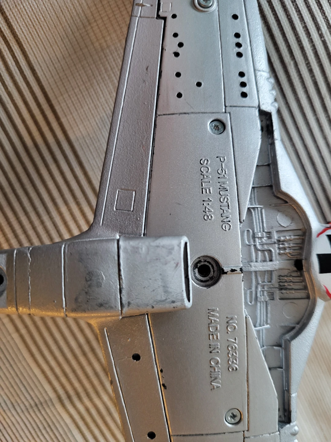 P-51 Mustang Metal Model Airplane - photo 5