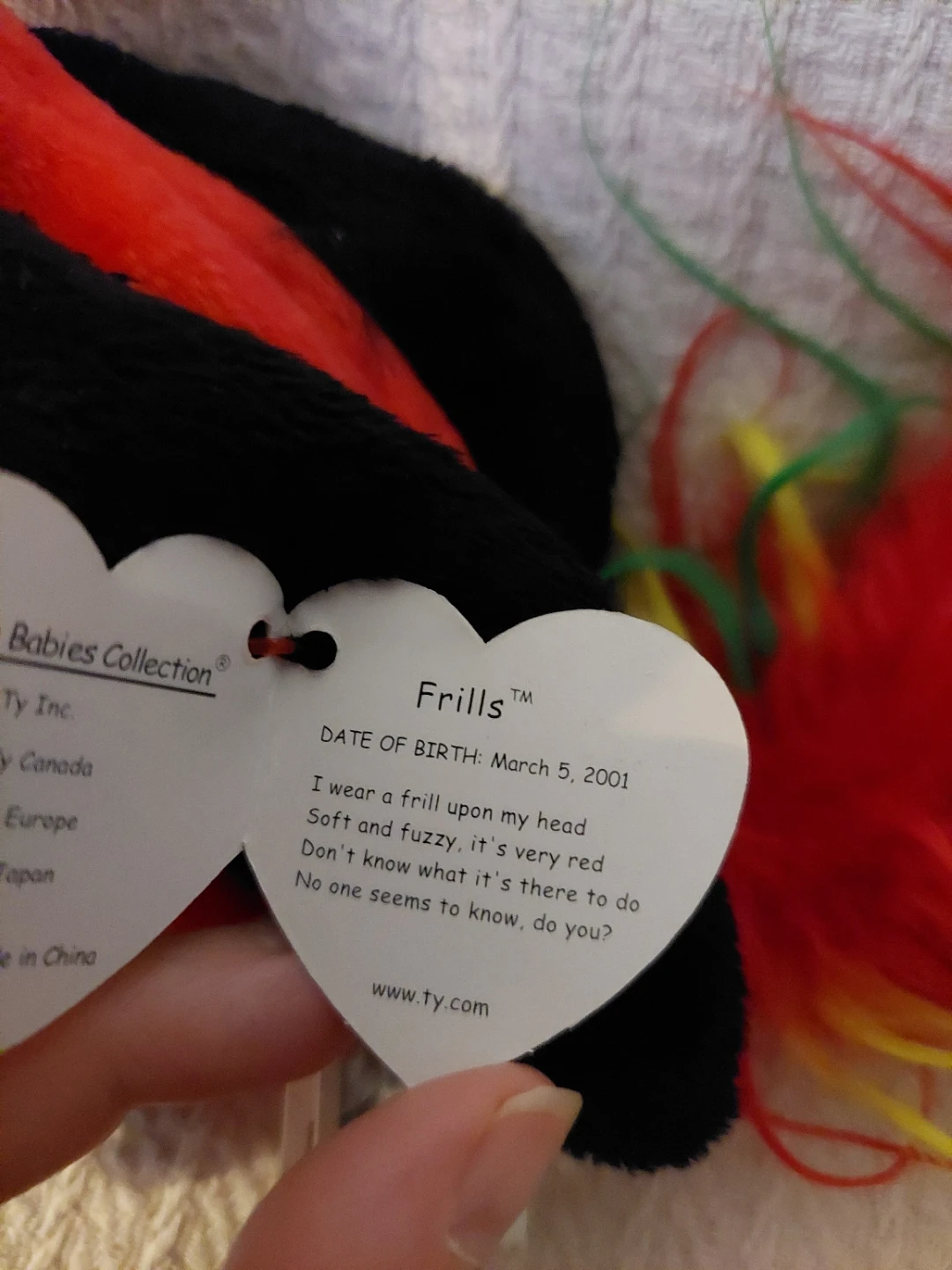 Ty Beanie Baby Frills Bird Plush - photo 3