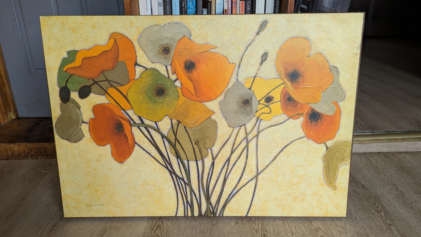 Painting of Poppies