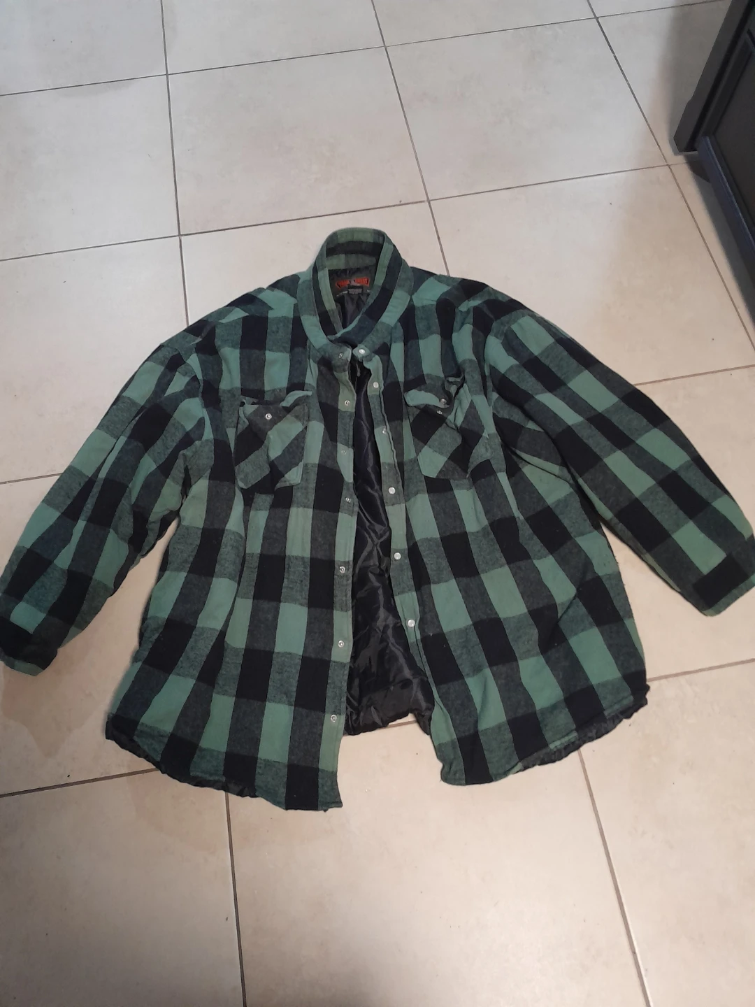 Trail Crest Plaid Flannel Shirt Jacket 5XL