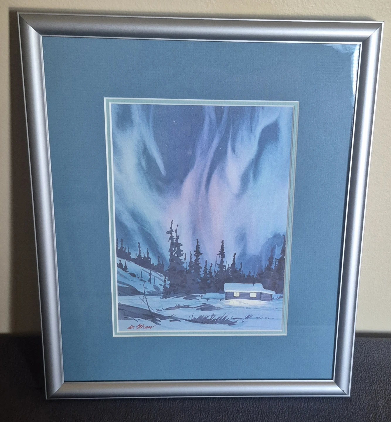 Graeme Shaw  signed painting.