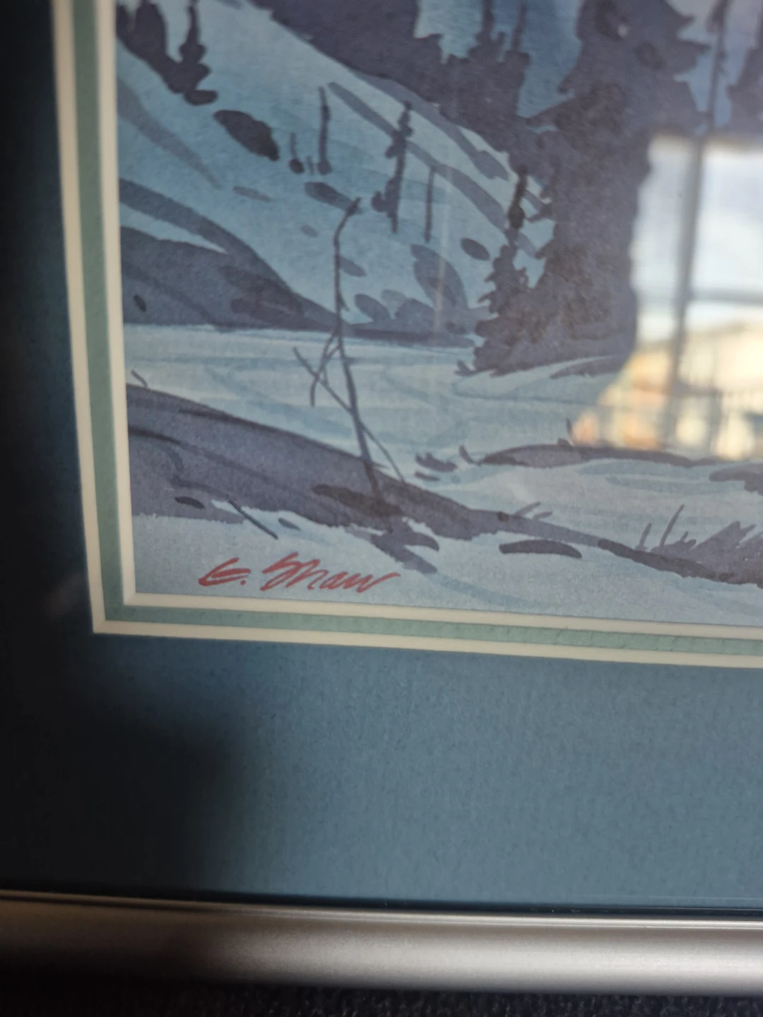 Graeme Shaw  signed painting. - photo 3