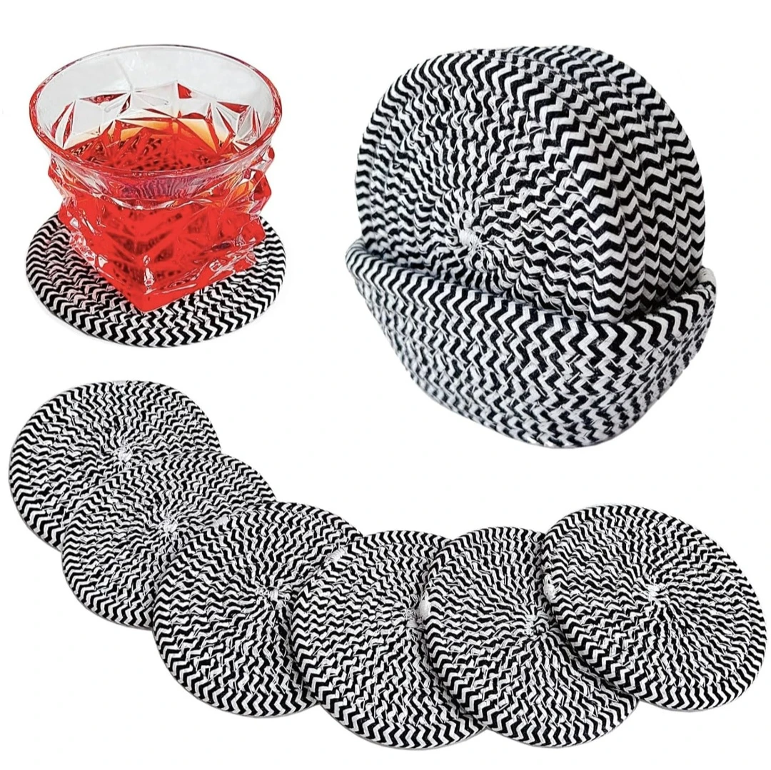 Valdivia | Boho Drink Coasters & Storage Basket