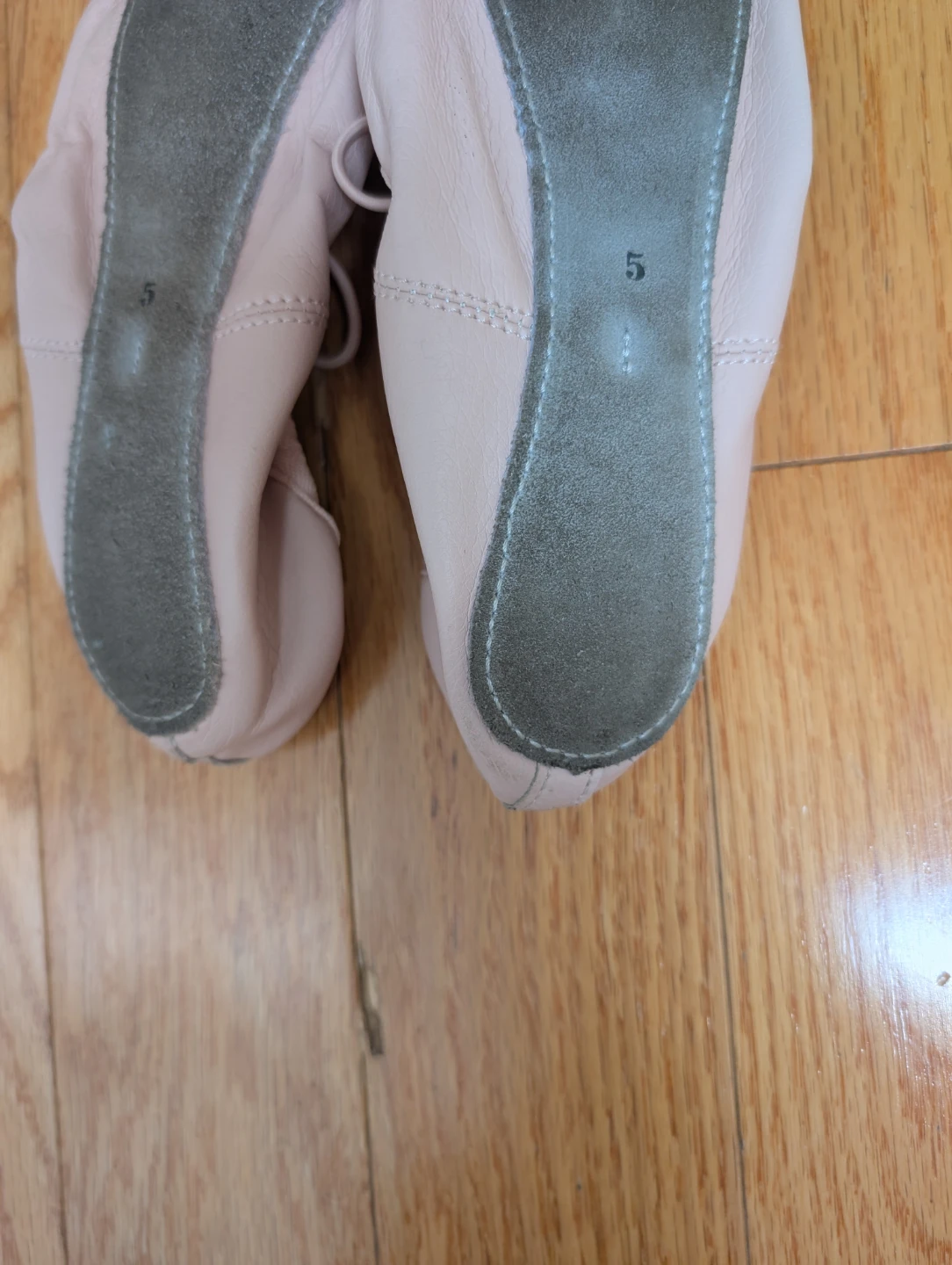 Pink Ballet Slippers - Size 5 - photo 2