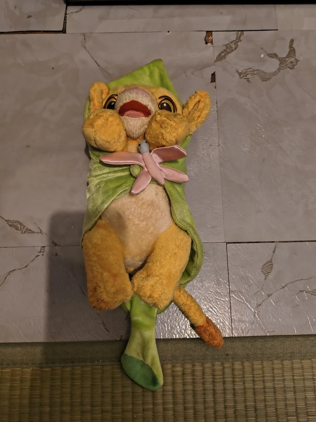 Baby simba plush