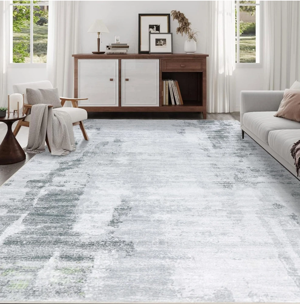Modern Abstract Washable Area Rug 8 x 10 - photo 2