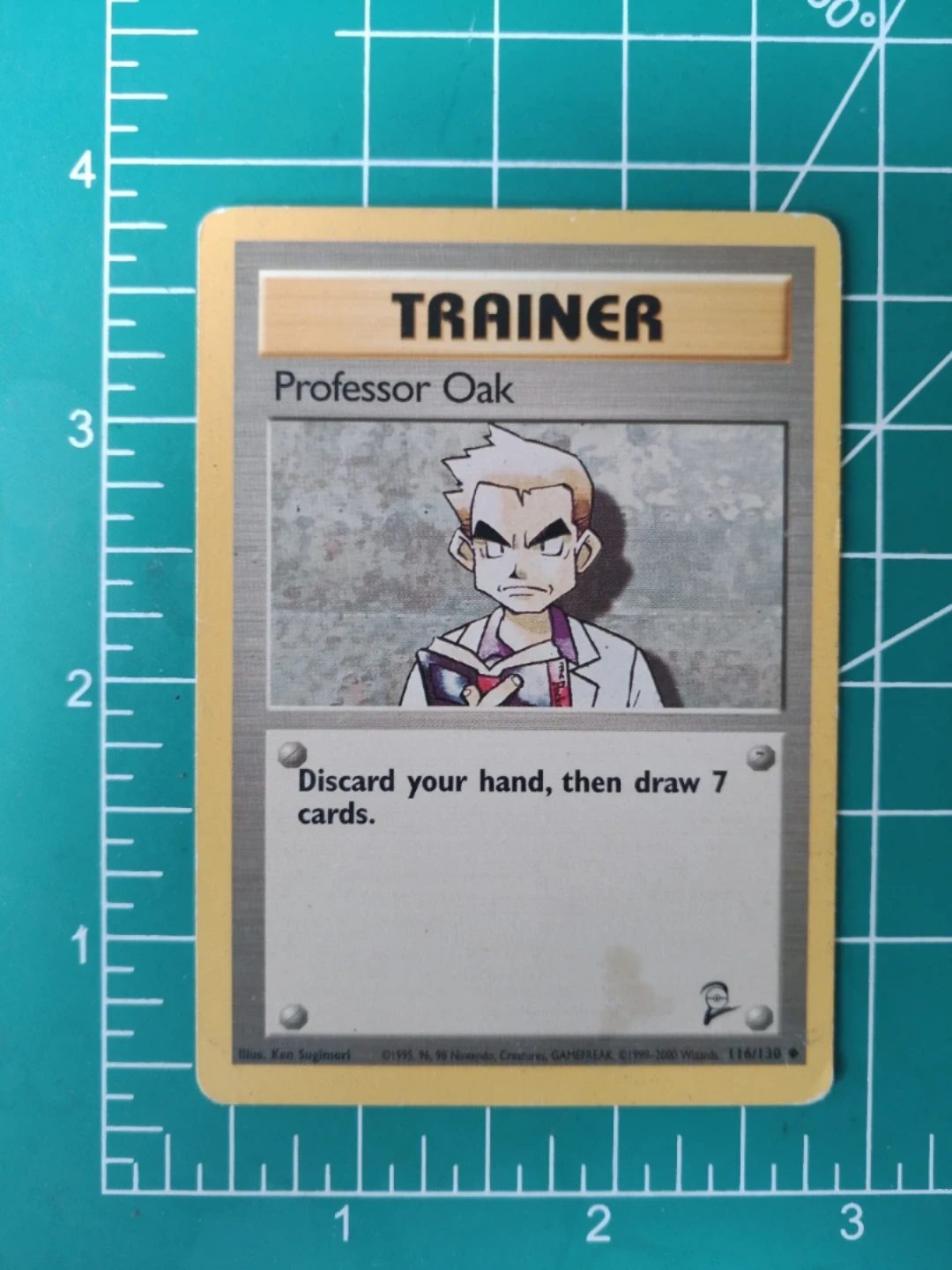 Pokemon Professor Oak Trainer Card 116/130
