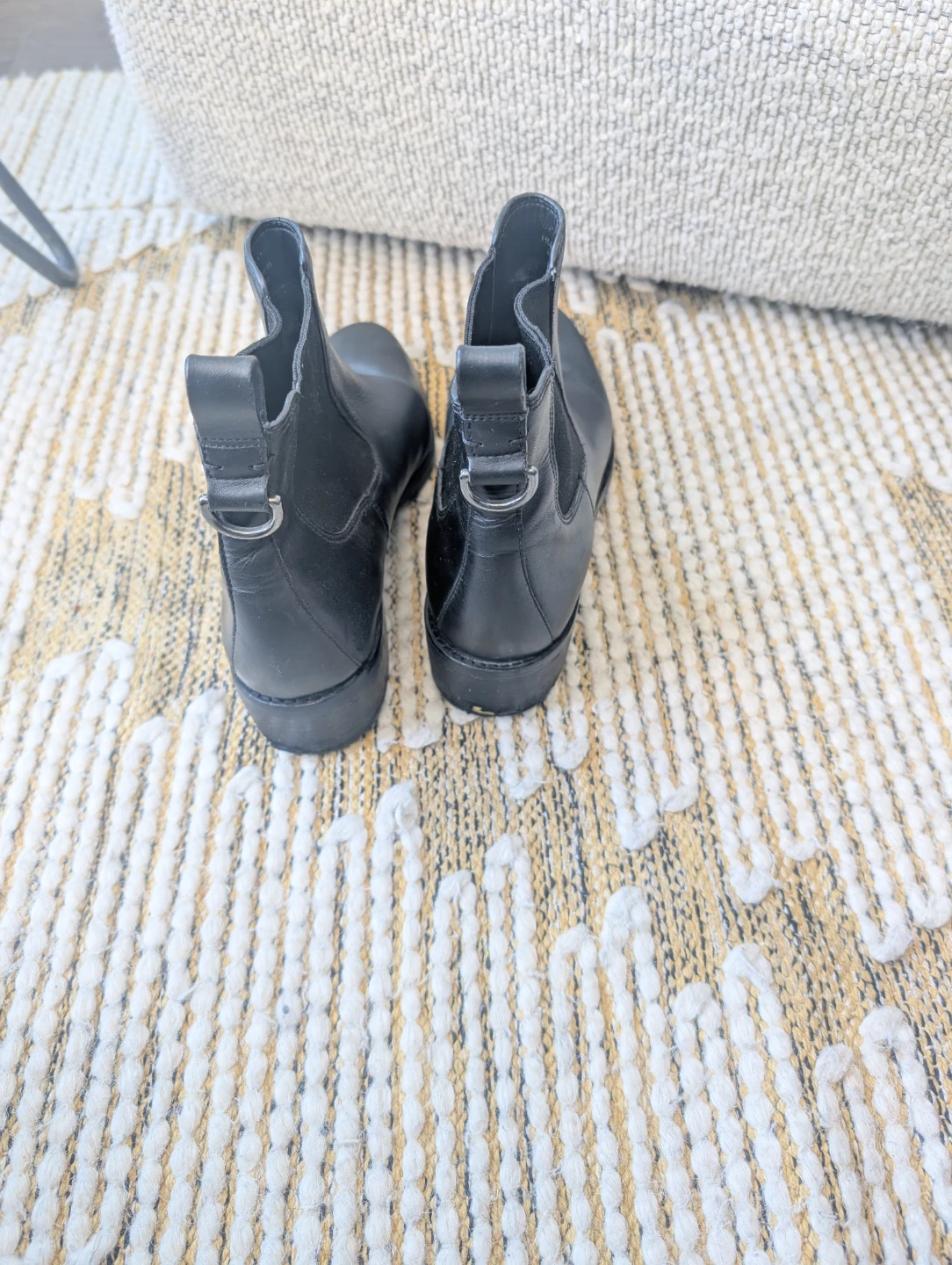 Black Leather Cole Haan Chelsea Boots - photo 3