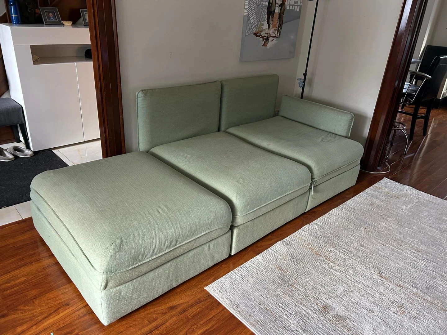Vallentuna modular sofa-bed integrated