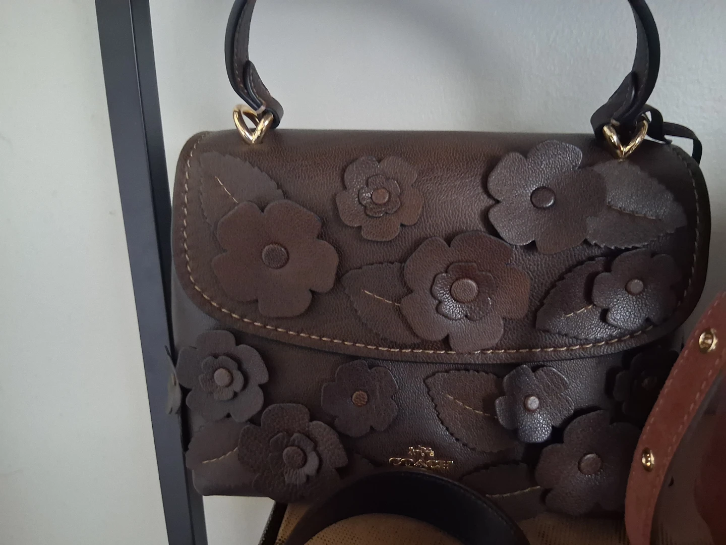 Coach maple emery bag