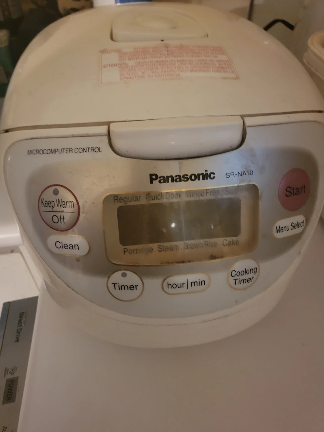Panasonic SR-NA10 Rice Cooker