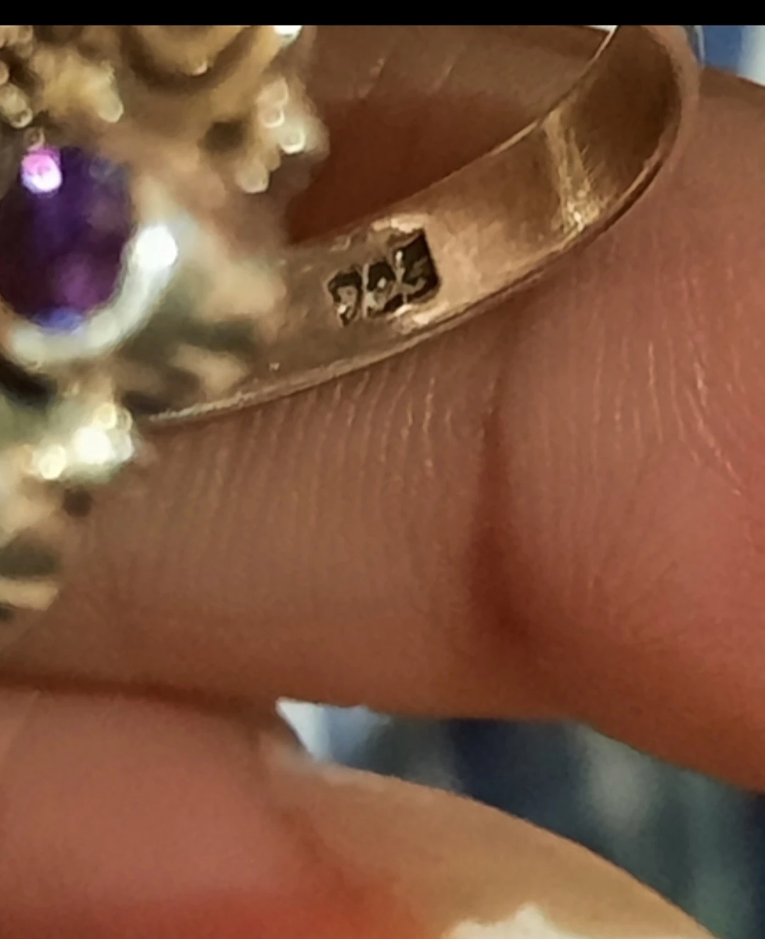 Bali Handmade Boneface Goddess Amethyst Ring - photo 2