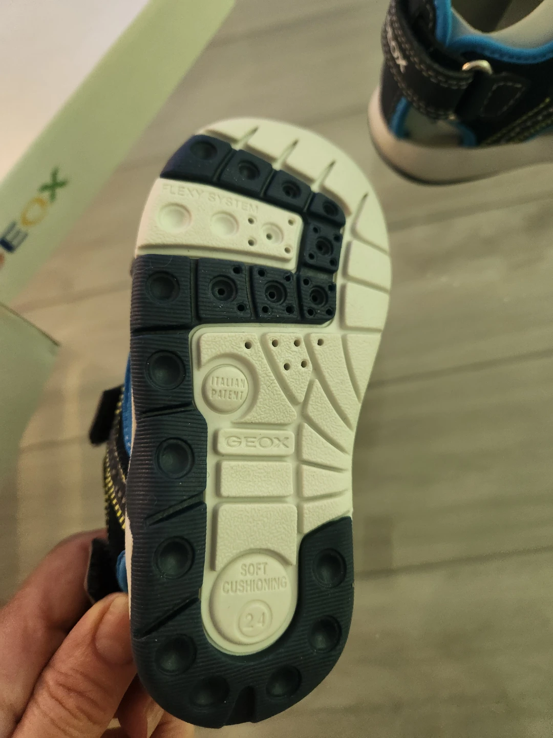 Geox Kids Sandals Size 8 USA Blue/Navy - photo 3