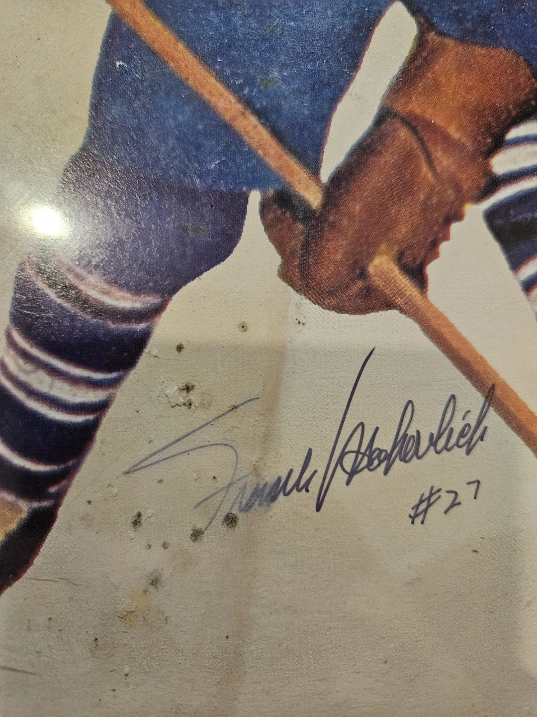 Autographed Frank Mahovlich Toronto Maple Leafs - photo 4