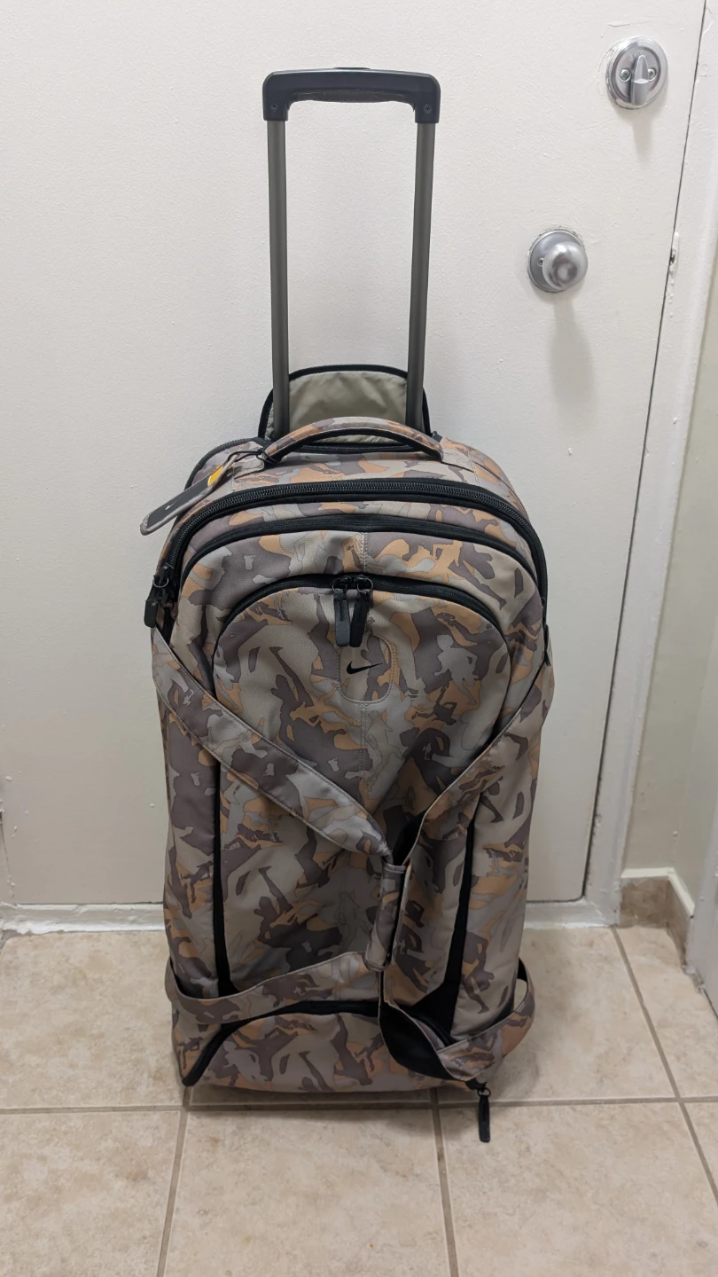 Nike Camouflage Rolling Duffle Bag
