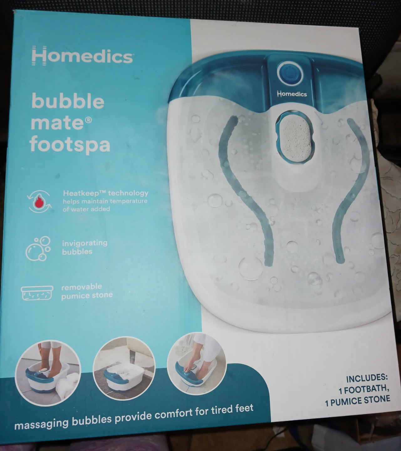 HoMedics Bubble Mate Foot Spa