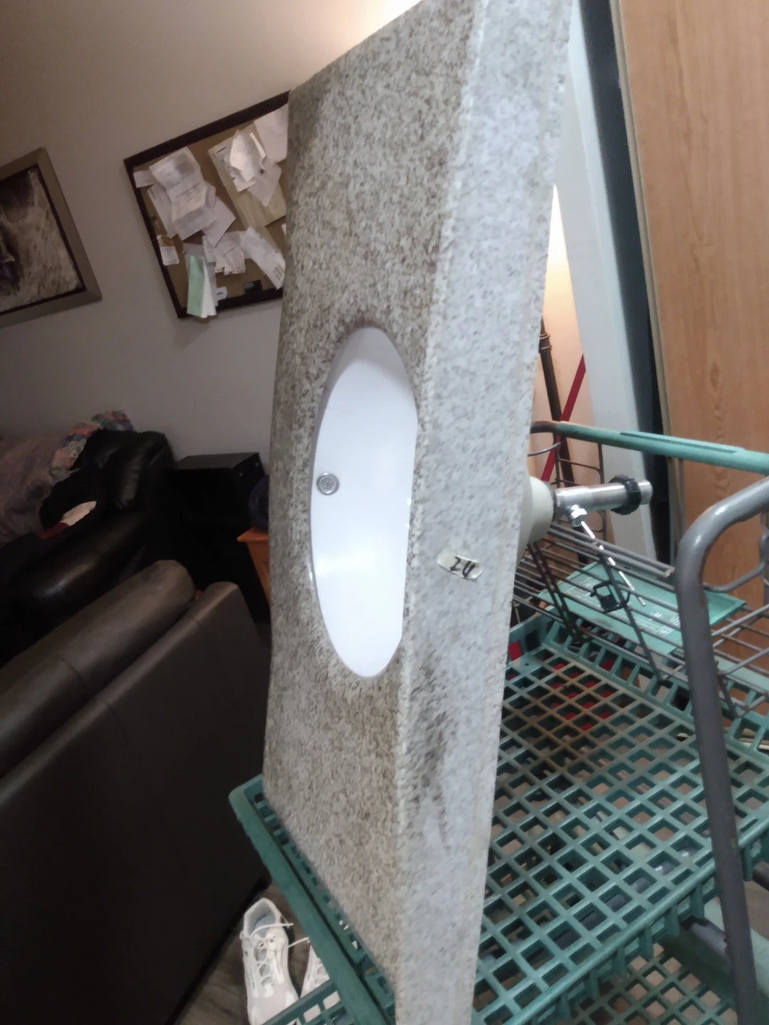 Granite Vanity Top with Integrated Sink - photo 2
