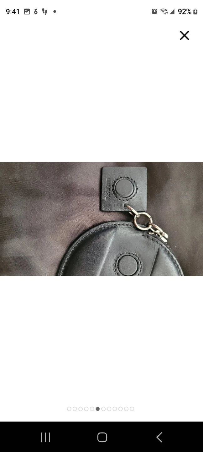 Jacquemus Black Leather Coin Pouch - photo 3