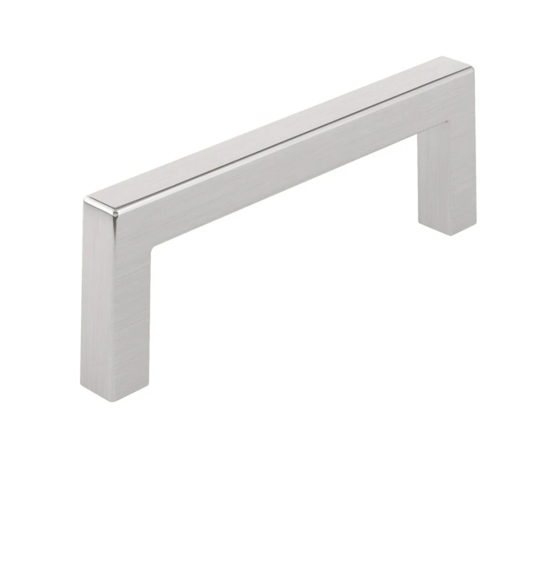 Set of 15 Brushed Nickel Cabinet Drawer Pulls  size 4-1/2 inch