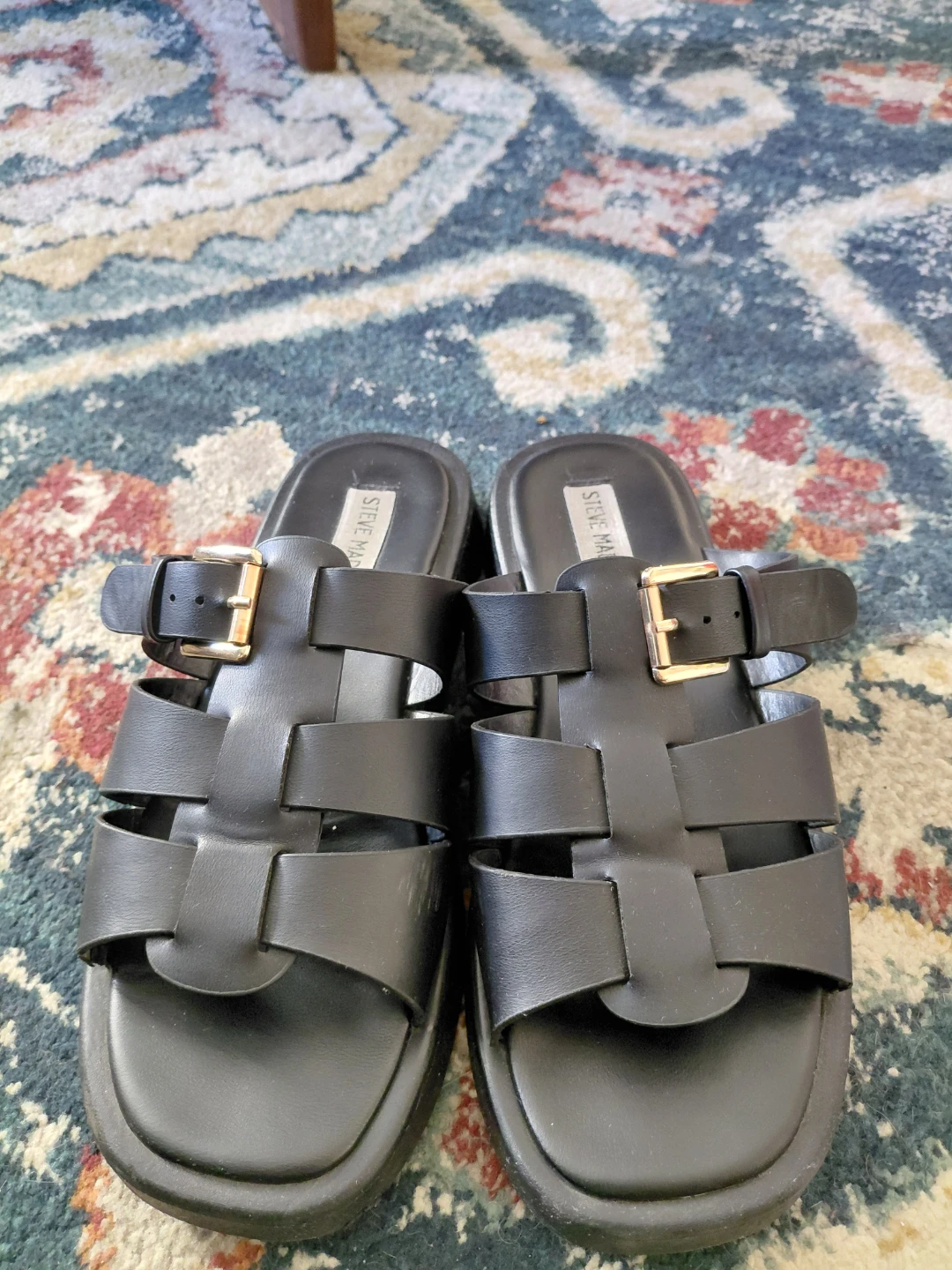 Steve Madden Black Strappy Sandals - photo 2