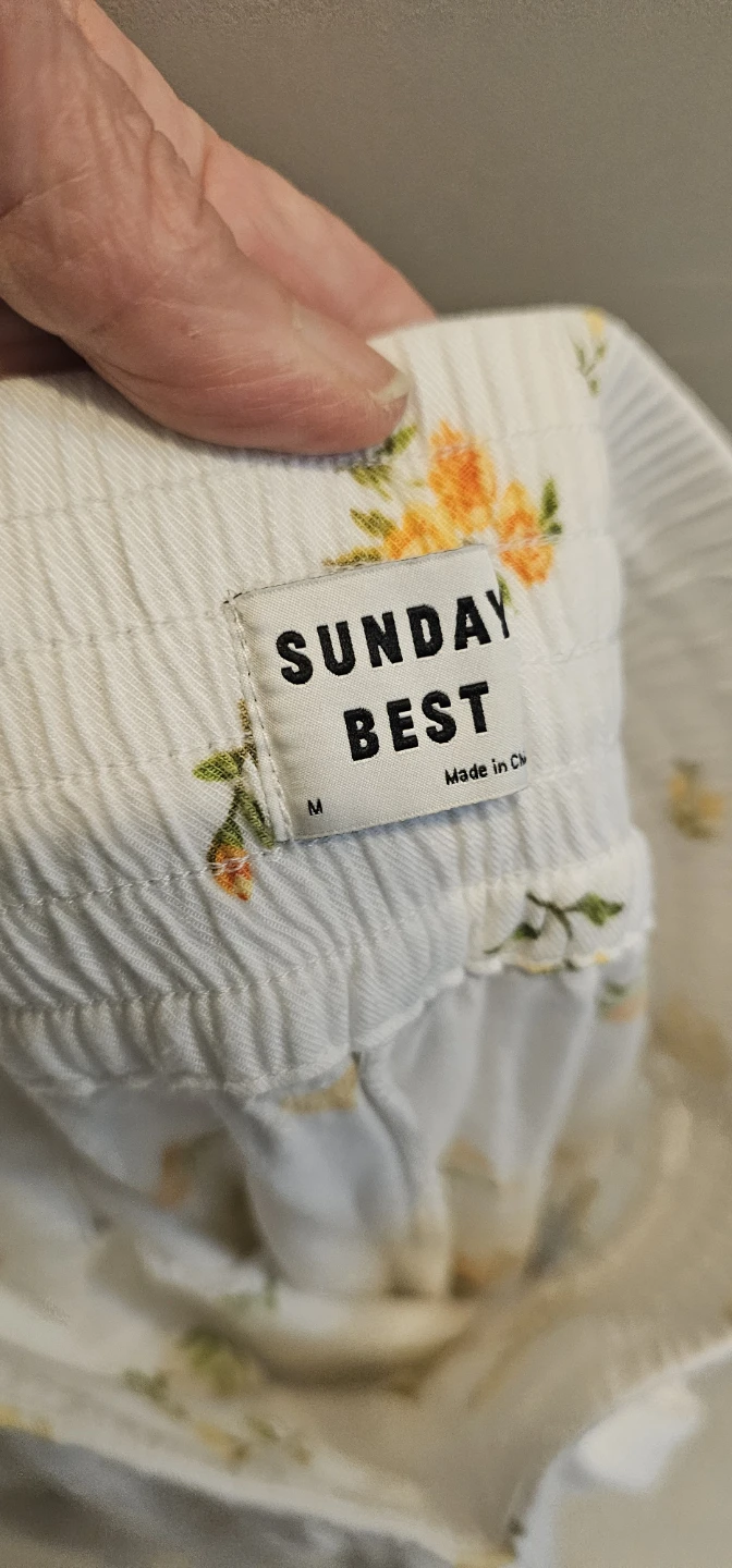 Sunday Best Floral Wide Leg Pants - Medium - photo 2